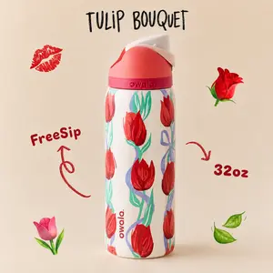 Owala FreeSip 32oz Tulip Bouquet Water Bottle – UO Limited Edition, New