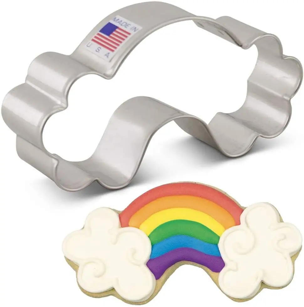 Rainbow Cookie Cutter 4"