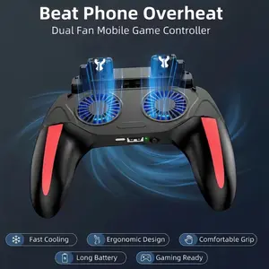PUBG Mobile Game Controller for iOS & Android, 3-Piece Phone Trigger Gamepad with Sensitive Aim and Shoot Functions