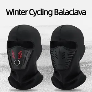 Unisex Hooded Balaclava Full Face Mask, Winter Windproof Anti-Haze Warm Soft Headwear for Motorcycle Riding, Outdoor Sports (Running, Cycling, Skiing), Bike Accessories for Clothing