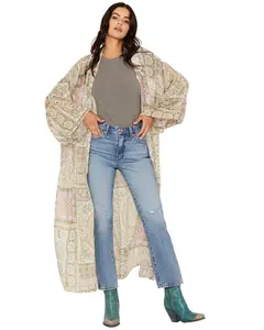 Shyanne Women's Printed Woven Kimono - Swsu23v53