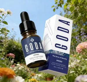 GODA For Her & Him Serenity Mini Perfume | Unisex Calming Fragrance | Lavender & Chamomile | Floral Woody Aroma | Vegan & Cruelty-Free 15ml