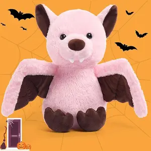 MaoGoLan 14 Inches Bat Stuffed Animals Pillow Toy - Soft Furry Goth Halloween Plush Toys  Boys and Girls,Holiday gifts, atmosphere props, decoration  Giant Teddy Bear for Special Occasions mothman #Halloween #Christmas #BlackFriday