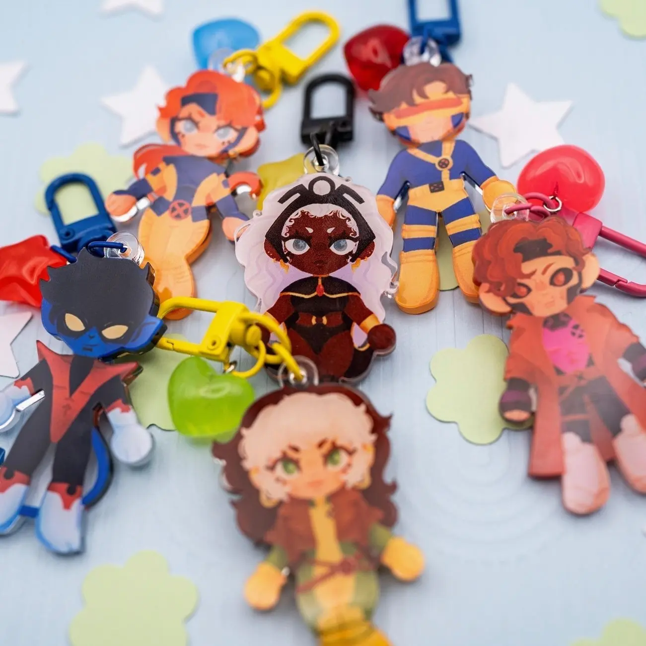 6 ops X-Mutant Full-Bleed Acrylic Keychain
