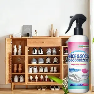 Foot and Shoe Deodorizer Spray, Deodorant and Smell Remover, 24-Hour Freshness Foot Odor Eliminator for Feet Extra Strength Fresher for Smelly Shoes & Stinky Feet Spray，10.15 fl oz