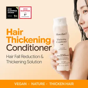Morethan8 Thickening Conditioner for Volume Haircare – Nourishing & Strengthening Hair Treatment | Vegan, Sulfate-Free Formula | 10.1 fl oz