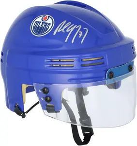 Paul Coffey Edmonton Oilers Autographed Blue Mini Helmet - Fanatics Authentic Certified