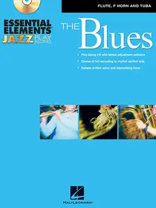 USED-Essential Elements Jazz Play-Along - The Blues: Flute, F Horn and Tuba (B.C.) (Misc.)