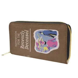 The Handbook for The Recently Deceased Book Wallets, Book Clutch, Book Lover Gift, Best Holiday Gifts, Purple Purse Bag, Charlotte Bronte, Zip Around Wallet
