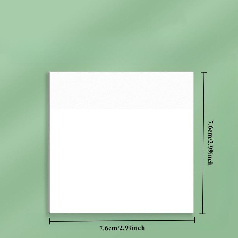 50Sheets Transparent Posted it Sticky Note Pads Notepads Posits Papeleria Journal School Stationery Office Supplies Adhesive Stickers