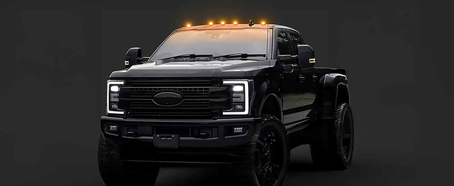 Wireless Solar Roof Lights for Truck SUV, No-Drill Cab Marker Lights, 3 Suction Cup Mount, Auto On/Off, IP67 Waterproof Solar Car Roof RGB Strobe Light, Wireless Solar Roof Lights for Truck SUV, No-Drill Cab Marker Lights, 3 Suction Cup Mount, Auto On/Off, IP67 Waterproof Solar Car Roof RGB Strobe Light,