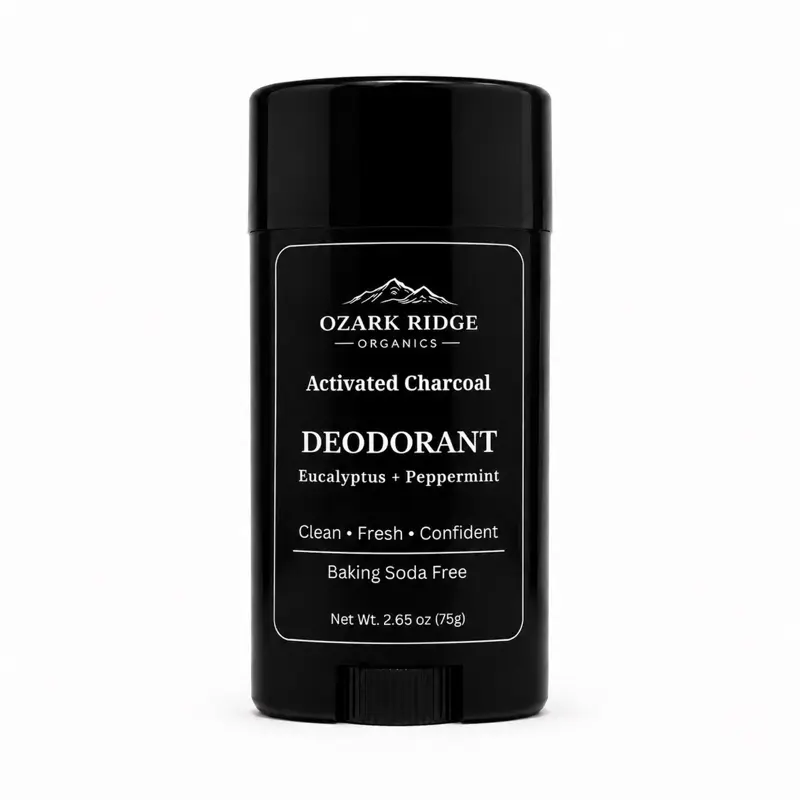 Activated Charcoal Deodorant (Baking Soda Free)