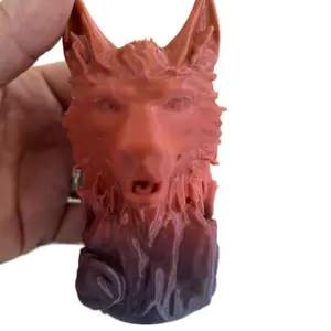 Wolf Statue Head - Unique Wolf Head Design for Home Decor