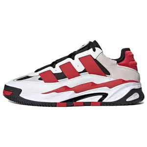 Adidas Originals Niteball Leather Low-Top Sneakers for Men and Women with Slip-Resistant Wear-Resistant Design