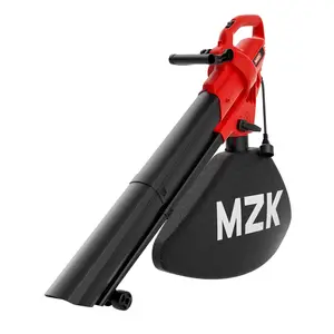 MZK 3-in-1 Electric Leaf Blower, Vacuum & Mulcher, 470 CFM, 180 MPH Airflow, Corded With 50L Leaf Collection Bag