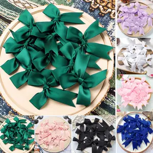 50-Piece Christmas Tree Ribbon Bow Set, Garland Ribbon, Festive Holiday Decorations, Durable Material, Perfect for Wreath Decoration & Gift Wrapping