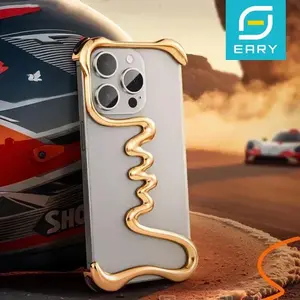 Eary Minimalist for iPhone 16/15 Pro Max Phone Case Aluminum Metal Military-Grade Protection Shockproof Phone 14 Plus Shells Magnetic
