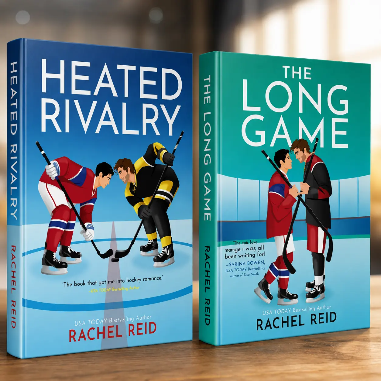 Rachel Reid Heated Rivalry & The Long Game 2 Book Collection Paperback