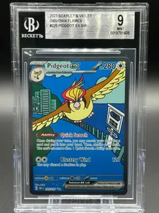 Pokemon TCG Pidgeot ex | Obsidian Flames 225/197 | BGS Graded MINT 9