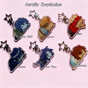 ROBLOX FORSAKEN - 007n7, TwoTime, Chance, Shedletsky, Guest1337, Elliot, Forsaken Keychains, Kawaii Keychains, Funny Keychain, Cute Accessory, Fun Charm For Backpack Or Purse | High Quality and Customer Favorite Items