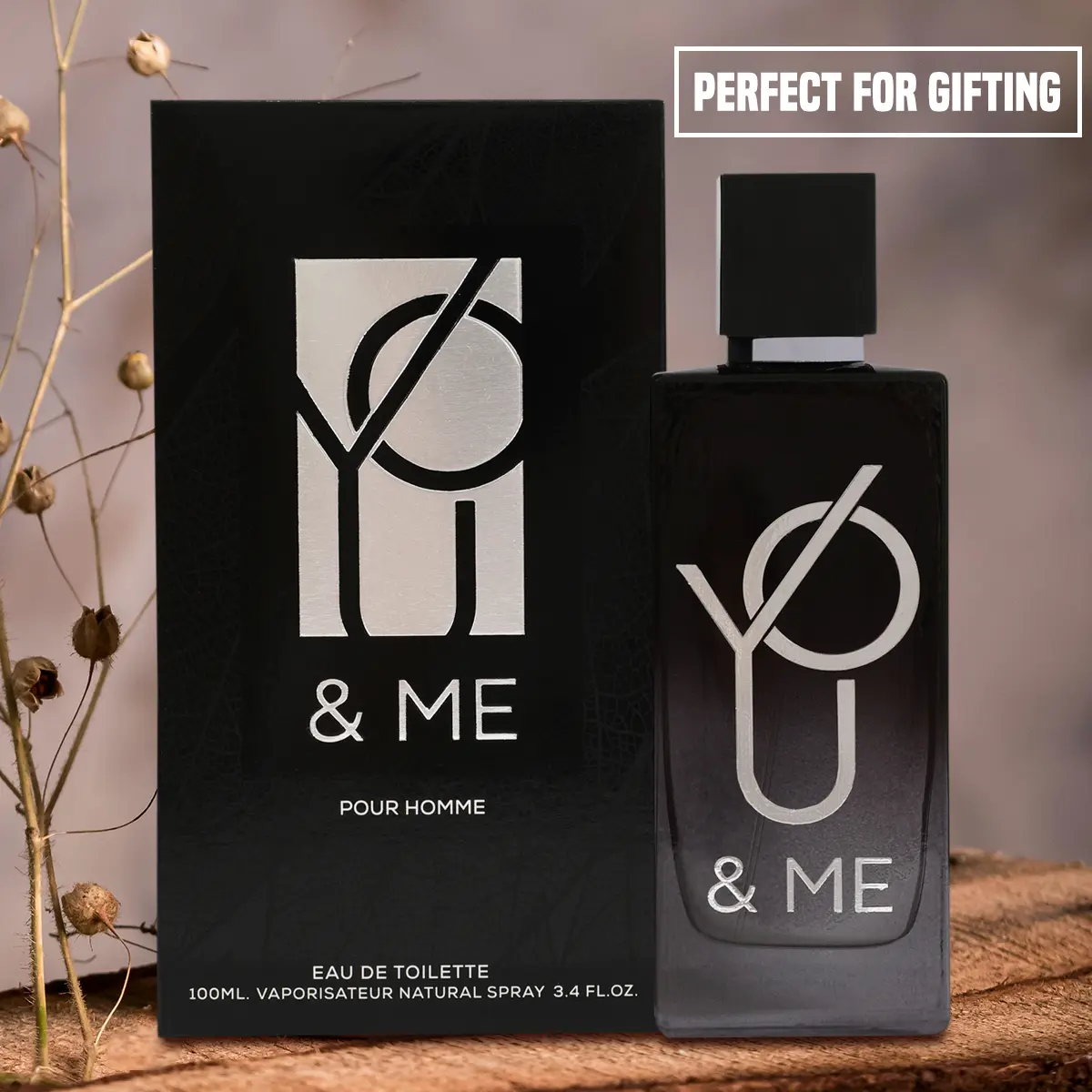 You & Me Spray Cologne Eau de Toilette for Men – 100ml / 3.4 fl. oz ...