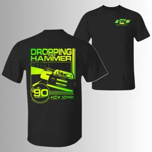 Dropping The Hammer City Chevrolet T-Shirt, 2 Sides, 1990 Retro Racing Graphic Tee