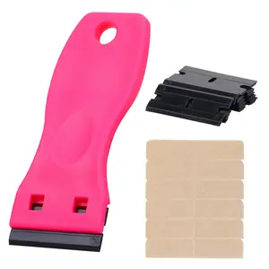 WENNALIFE Tape Remover Scraper Tool Razor Blade with 10 Replacement Blades & 6 Tape-Tabs Non-Scratch Tape in Extensions tool Adhesive-Remover for Cleaning #SpringStatements