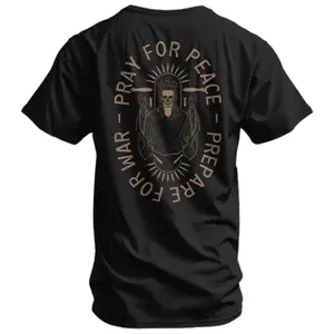 MEOD Pray For Peace. Prepare For War. Men's T-Shirt