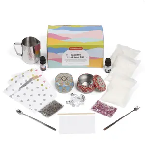 Incraftables Candle Making Kit for Adults. Best Candle Making Supplies Set with Soy Wax, Wicks, Essential Oils, Jars, Pot, Stirring Sticks & More. DIY Candle Making Kit for Beginner & Professional