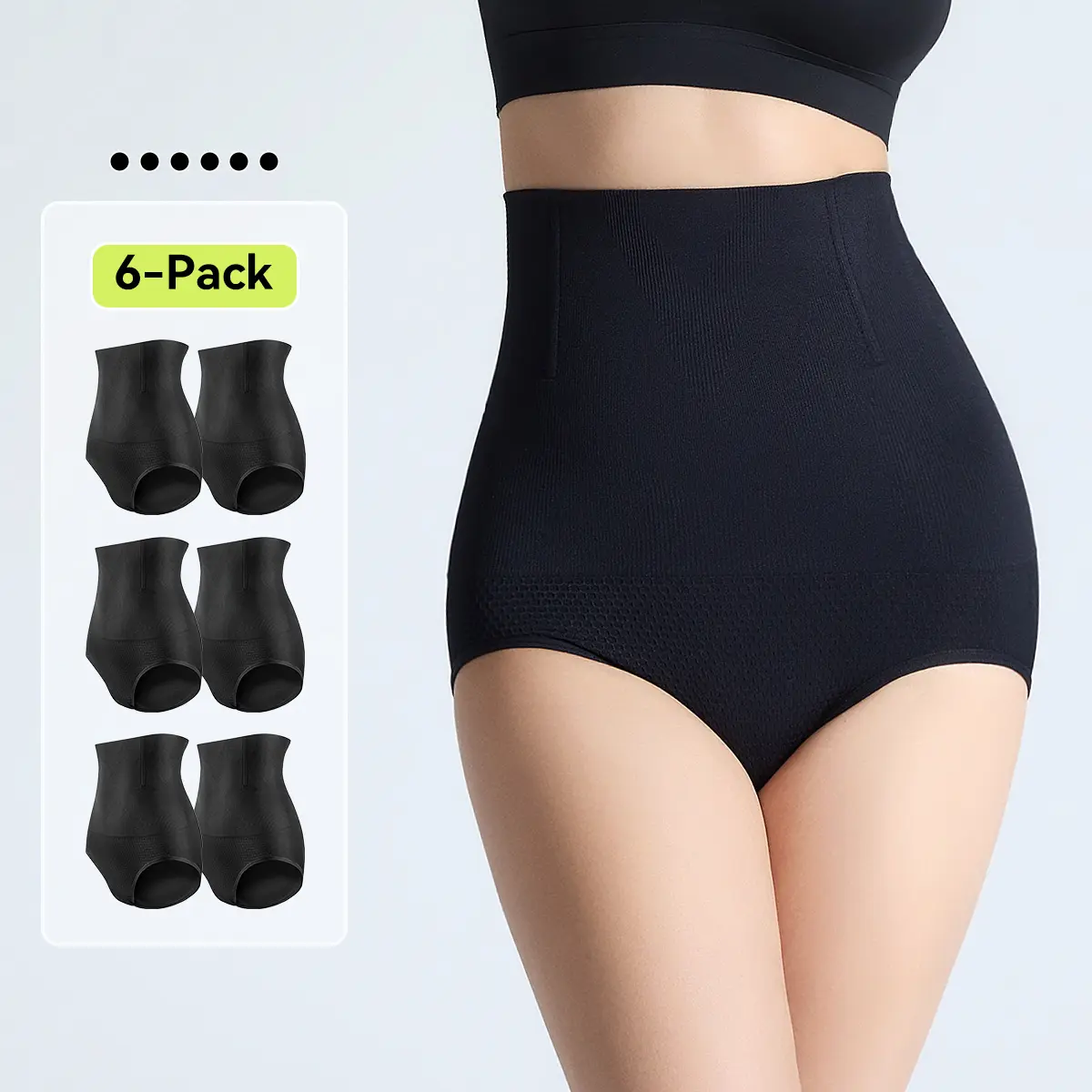 6 Pack-black