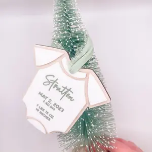 Baby Birth Stats Ornament Decoration Christmas Gift Tree
