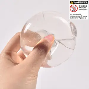 Transparent Malt Ball Squeeze Toy, Slow Rebound, Stress Relief Pressure Ball, Office Relaxation, Gift Idea, Fun Sensory Play