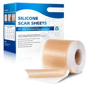 Silicone Scar Sheets, Silicone Scar Tape(1.6” x 60” Roll 1.5M), Silicone Scar Sheets for Surgical Scars, Keloid Bump Removal, Stretch Marks Removal, C-Section, Burn et Healthcare mascarillas para la cara