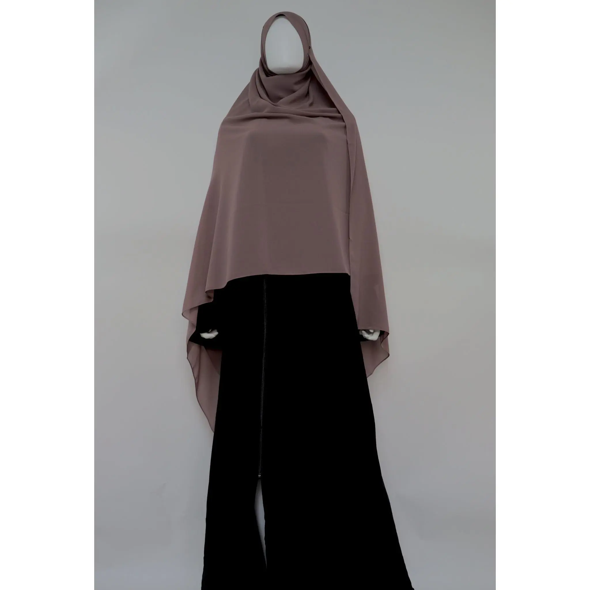 XL Premium Chiffon Hijab - Purplish Taupe