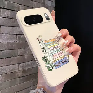 Rounded Edge Phone Case for Google Pixel 10 9 XL 8 7 Pro A Women of Faith Pattern Pocket-Friendly Shockproof Liquid Silicone Protective Soft Smartphone Casing