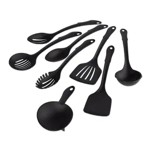 Mainstays  8-Piece Nylon Kitchen Utensil Set With Connector Ring Handy Turner