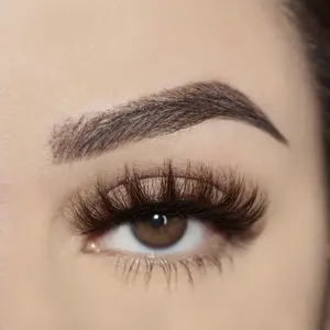 Miki-17mm Brown Lashes Eyelashes Makeup