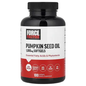 Force Factor Pumpkin Seed Oil, 1,000 mg, 100 Softgels