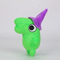 Purple-capped little green doll