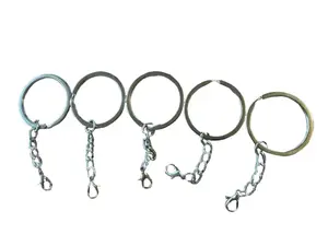 Compact Size Steel Keychains with Versatile Use - Pack of 5