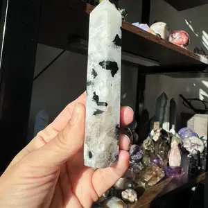 Indian/rainbow moonstone crystal towers