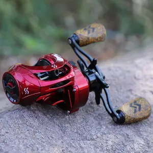 Sougayilang 8 :1 High Speed Baitcasting Reel 9+1BB 211g Casting Fishing Reel For Max Drag Power 17.6LB Carp Fishing Tackle, Outdoor fishing supplies