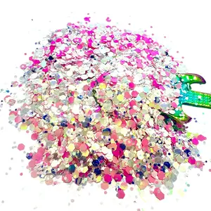 Heaven Resin Rockers Techno Series Mirror Shine Chunky Glitter Mix