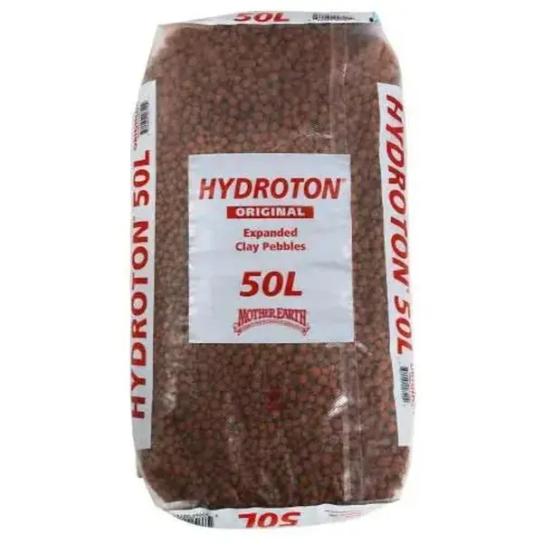 Mother Earth® Hydroton® Original Expanded Clay Pebbles - 50L - 18-16mm