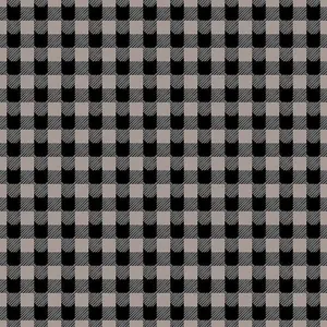 Ghoul's Night Out - Cat Plaid - Pewter - DPJ3393