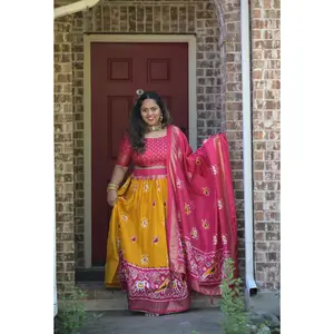 Patola silk lehanga set