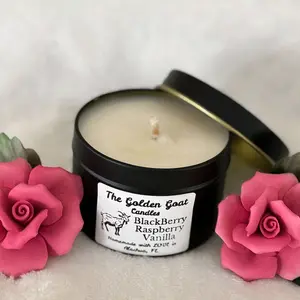 Black Raspberry Vanilla 3.75 oz soy candles