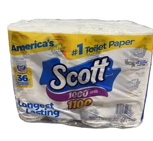 Scott 1100 Unscented Bath Tissue, 36 Rolls, 36 x 1100