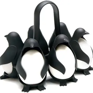 Cute Penguin Egg Steamer&Storage Rack