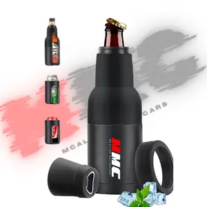 MMC BEER BOTTLE COOLER WITH OPENER AND STOPPER Drinkware Flasks MMC BEER BOTTLE COOLER WITH OPENER AND STOPPER Drinkware Flasks